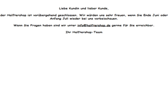 Desktop Screenshot of halftershop.de